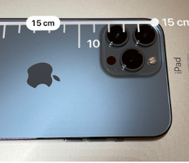 罗城苹果14维修分享如何使用iPhone14测距仪测量身高 